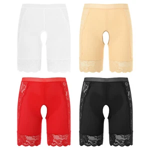 Womens Underwear Nylon Boyshorts Naughty Shorts Safety Underpants Sexy Briefs - Picture 1 of 57