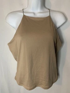 NWT Women's Gaze Size M - Brown Sleeveless Shirt Top - Picture 1 of 4