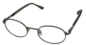 Perry Ellis Mens Eyeglass Gunmetal Round Metal Frame 325 2 46mm - Picture 1 of 14