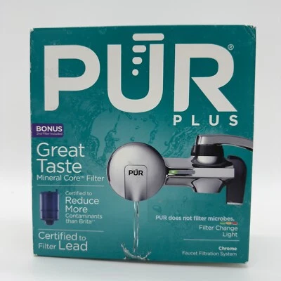 PUR Plus Filtration System Faucet Chrome Finish Model: PFM400HVP w/BONUS Filter! - Image 1 of 4