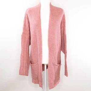TopShop Oversize Kuschel Strickjacke Pullover Rose Rosa Damen Größe M 8/10 - Bild 1 von 12