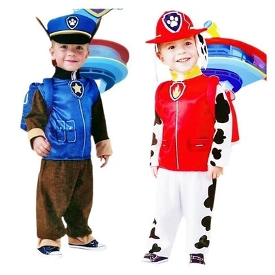 PAW Patrol Chase Marshall Rocky Skye Zuma Everest Rubble Kids Cosplay Costumes$