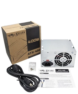 400W Standard 24pin SATA Compact ATX/EPS 12V 4+4 Desktop Tower PC Power Supply - Image 1 of 4