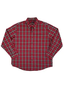 Big Herren Arrow rot kariertes Hemd mit Knopfleiste Größe 2 XL (XXL) NEU - Bild 1 von 1