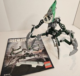 2004 LEGO Bionicle Titans Nidhiki 8622 Missing 1 Piece Has Kanoka Disk & Manual 