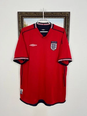 England Special football shirt 2002 Soccer Umbro Reversible Jersey Trikot Sz L - Image 1 of 4