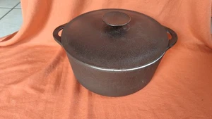 5Liter  Monet  Emaille Gänsebräter Bräter Kochtopf Gusstopf Schmortopf Gusseisen - Bild 1 von 11