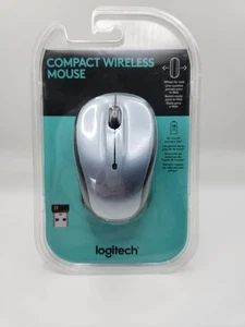 Logitech Compact Wireless Mouse (Silver) 910-005691 - Picture 1 of 4