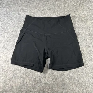 Athleta Biker Shorts Womens Small 5” Inseam Black Athletic Running - Picture 1 of 9