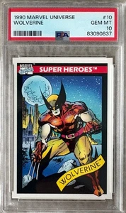 1990 Marvel Universe Wolverine PSA 10 GEM MINT - his 1st Marvel card - ICONIC 🔥 - Picture 1 of 1