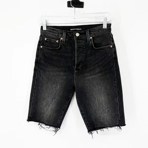 Denim Forum Aritzia Gr. 26 The Yoko Bermuda Jeansshorts Button Fly - Bild 1 von 7