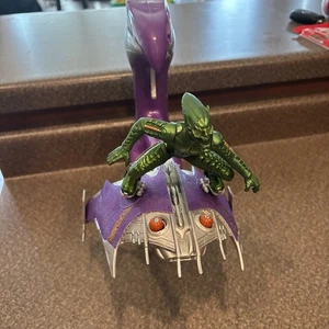 Spider-Man Electronic Battle Attack 2002 Green Goblin Planeador Toy Biz FUNCIONA - Imagen 1 de 5