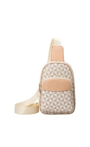Borsa a tracolla da donna modello in pelle marsupio marsupio borsa sul petto vintage S... - Foto 1 di 6