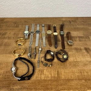 Vintage Watch Lot Men’s & Women’s UNTESTED AS IS - Picture 1 of 15