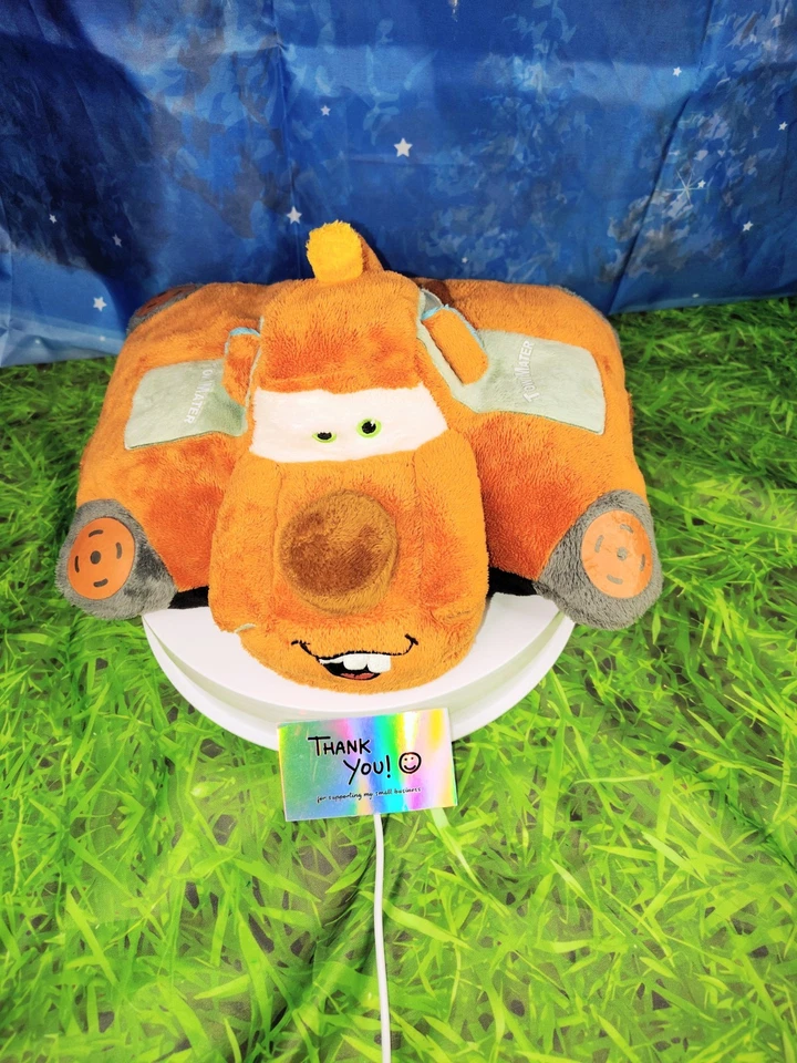 Almohada de felpa plegable para mascotas/juguete de peluche Disney Pixar Cars Tow Mater Foto 1 de 4