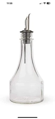TableCraft H608416 8 Oz. Oil / Vinegar Bottle with S/S Pourer - Image 1 of 2