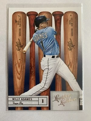 2019 Panini Leather & Lumber Willy Adames #79 Tampa Bay Rays - Image 1 of 2