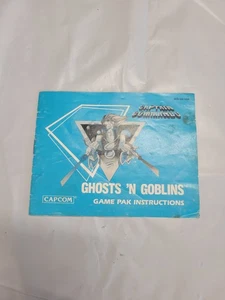 Captain Commando NES Game Instruction Manual Ghosts ‘N Goblins Manual Only - Picture 1 of 3