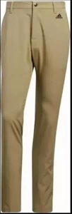 NWT MEN'S ADIDAS HG8842 ADI GOLF HEMP TAN STRECTCH PANTS $70 - Picture 1 of 3