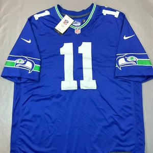 New Nike Jaxon Smith-Njigba Seattle Seahawks Throwback Game Jersey Sz XL $130 - Picture 1 of 14