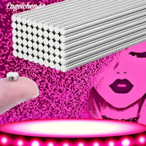 Magnete Mini Bastelmagnet 2X1 mm Neodynium Starke Kühlschrankmagnete Büromagnete - Bild 1 von 5