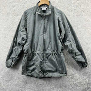 Vintage Columbia Light Weight Jacket Full Zip Long Windbreaker Green Women’s S - Picture 1 of 9