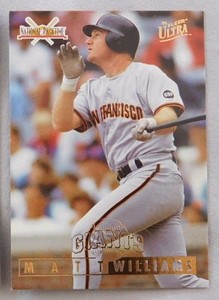 1995 Donruss #2 National Packtime Matt Williams Giants Baseball Card