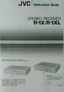 JVC R-1X / R-1XL - AM/FM Stereo Hifi Receiver - Instructions - USER MANUAL - Picture 1 of 1