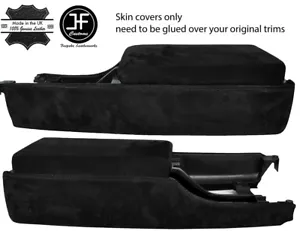BLACK STITCH CENTRE CONSOLE SIDE TRIM SUEDE COVER FITS NISSAN 300ZX Z32 90-96 - Picture 1 of 3
