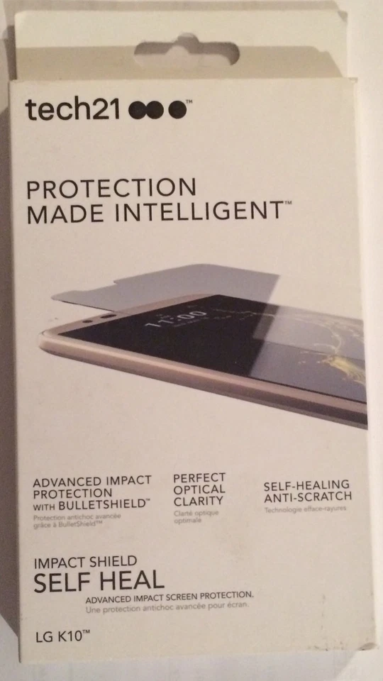 Protector de impacto Tech 21 autocuración para LG K10 Foto 1 de 3