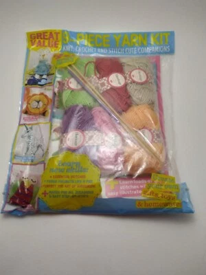 9- Piece Yarn Kit 40 beautiful Projects- Knit, Crochet and Stitch - Image 1 of 4