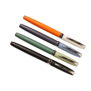 New Wingsung 9366 Metal Ballpoint Pen Bend Nib Fountain Pen Student Pen - Picture 1 of 33