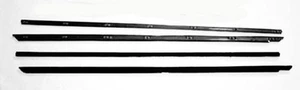 NEW! 1967 - 1968 Mustang Beltline Weatherstrip Coupe Convertible Fastback 4 Pc - Picture 1 of 8
