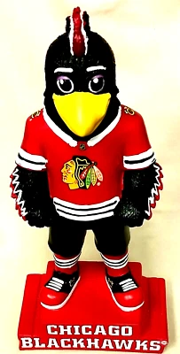 Chicago Blackhawks Official Mascot Garden Statue Evergreen - Image 1 of 4