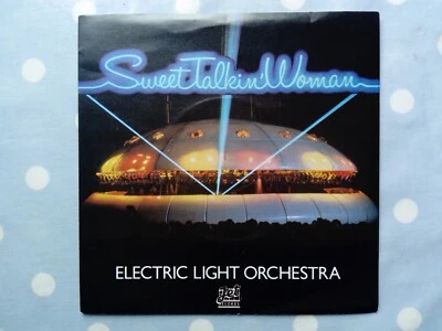 Electric Light Orchestra (ELO) Sweet Talkin' Woman 2 Track PURPLE Vinyl 7" - Image 1 of 3