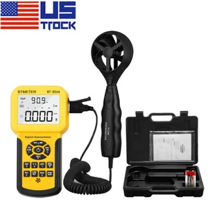 Pro HVAC Anemometer Handheld CFM Meter Wind Speed Wind Flow Meter with Backlight - Picture 1 of 10