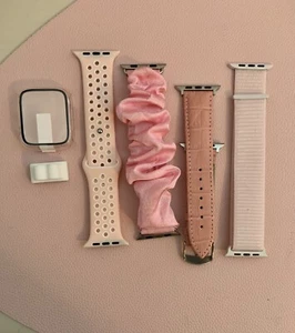 apple watch band 42-44mm sports band lot Active 4 Pack Lot pink/light (M/L) - Picture 1 of 2