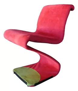 sedia poltrona design gastone rinaldi modello Z chair 1970 - 4 disponibili - Imagen 1 de 7