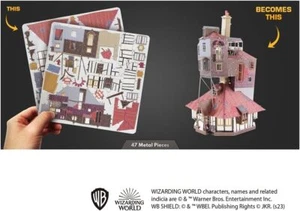 B-MN-003C Harry Potter Burrow Metallic Nano Puzzle Paper Toy Tenyo - Picture 1 of 4