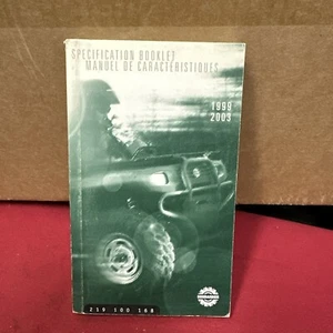 NEW !! 1999-2003 Bombardier 219 100 168 ATV Specification Booklet Manual - Bild 1 von 1