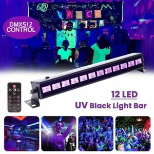 2022 UV Schwarzlicht Lamp,LACYIE 36W 12LED Schwarzlichtlampe Röhre Fernbedienung - Bild 1 von 11
