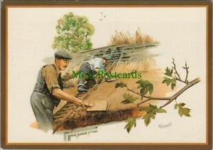 Postal Artesanía Rural - Ocupaciones Rurales - "Thatching" RR10856  - Imagen 1 de 2