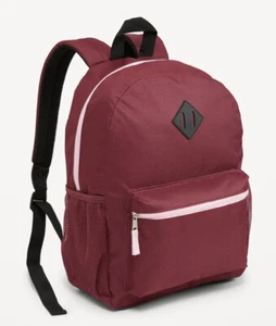 New Backpack Burgundy/pink Backpack Old Navy Backpack Back to School - Picture 1 of 10