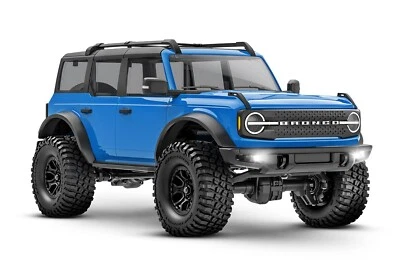 TRAXXAS FORD BRONCO TRX 4M Blu Elettrico 1/18 Scale & Trail Crawler 97074-1 - Immagine 1 di 4