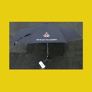 Genuine Mitsubishi Automatic Black Umbrella - Perfect for the Dash of Your EVO 1 - Picture 1 of 5