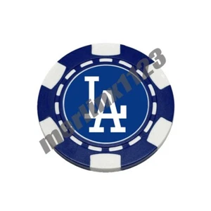 LA Dodgers Los Angeles Dia-magnetischer Ton Poker Chip Golfball Marker Kartenschutz - Bild 1 von 1