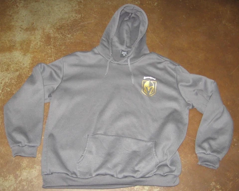 NHL VEGAS GOLDEN KNIGHTS 3XL GRAY MEN'S HOCKEY HOODIE Cover