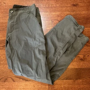 Kavu  Front Men's Size 38 x 30 Cotton Nylon Stretch Hiking Outdoor Gray Pants - Picture 1 of 13