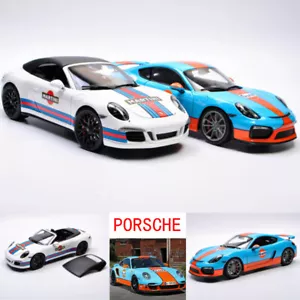 1/18 Schuco Porsche CAYMAN GT4 / Targa GTS Druckguss Modellspielzeug Autos Kinder Geschenke - Bild 1 von 23