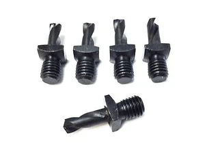 Threaded Drill Bits size #20 0.1610" Cobalt 135ᵒ Split Point 9/16" OAL set of 5 - Foto 1 di 3